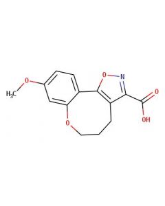 Astatech 9-METHOXY-5,6-DIHYDRO-4H-BENZO[2,3]OXOCINO[5,4-D]ISOXAZOLE-3-CARBOXYLIC ACID; 0.25G; Purity 95%; MDL-MFCD30530994